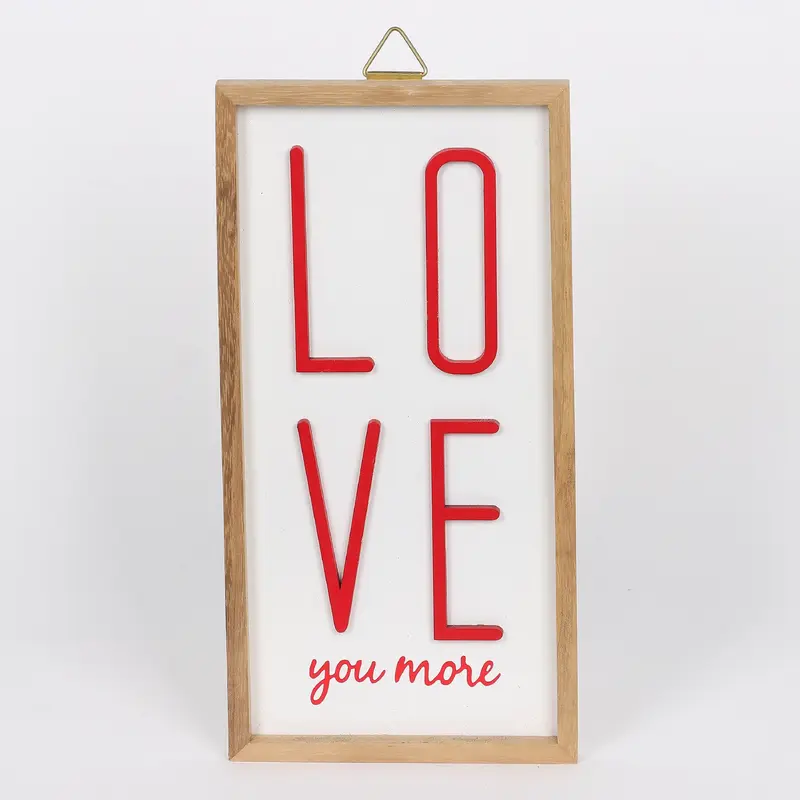 Valentines Wooden Hanging Signage