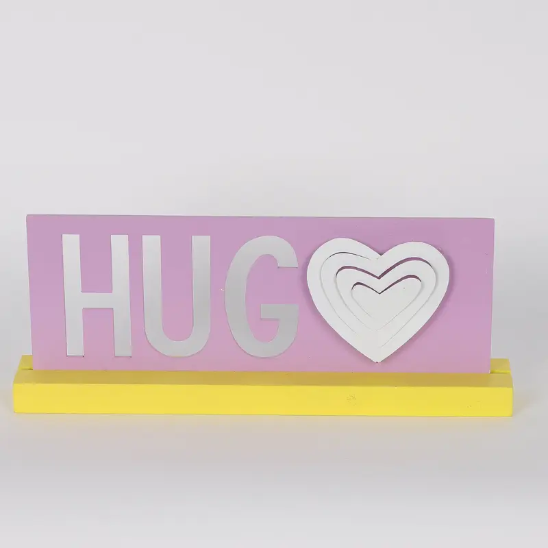 ValentinesTable Top Signage in Purple