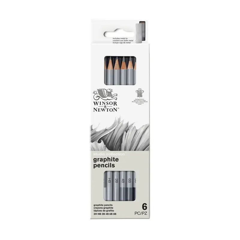 6-Pack Studio Graphite Pencils