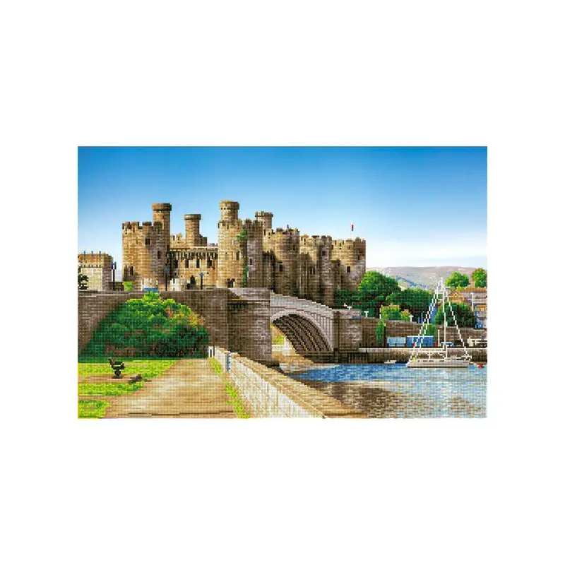 Diamond Dotz Kit - Conwy Castle, Wales