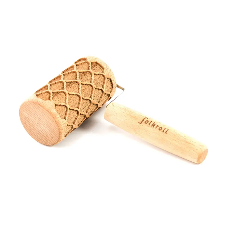 Mini Engraved Rolling Pin - Arab Pattern