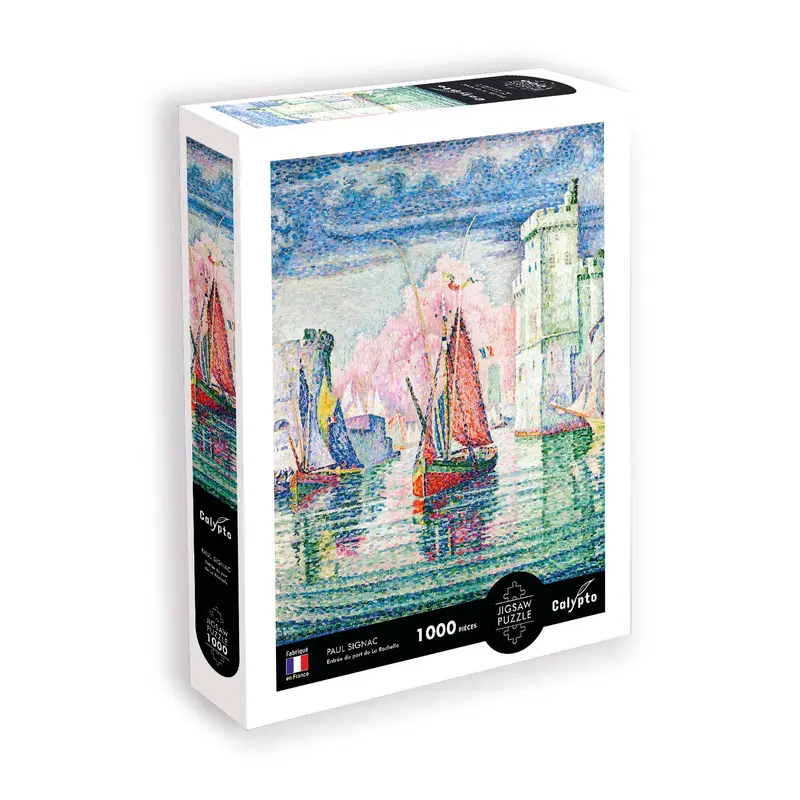 1,000-Piece Puzzle - "Entrance to the Harbor of La Rochelle, Paul Signac"