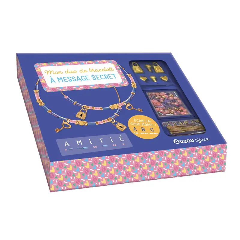 Mon duo de bracelets  message secret - French Ed.