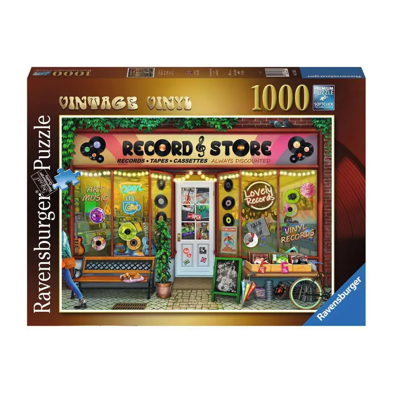 1,000-Piece Puzzle - "Vintage Vinyls"
