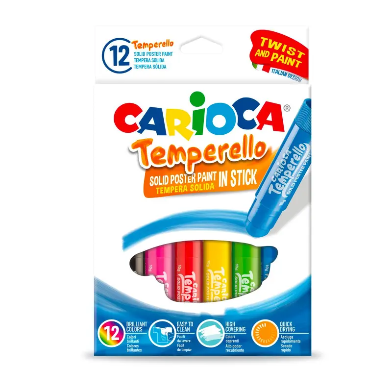 12-Pack Temperello Poster Paint Sticks