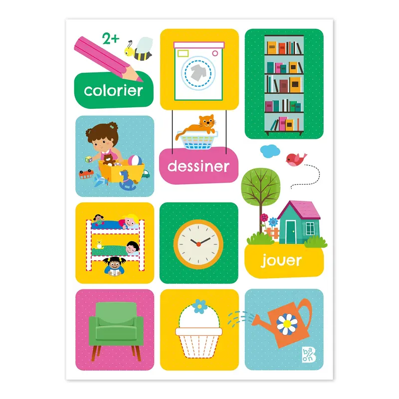 Colorier, dessiner, jouer : 2 + n. d. - French Ed.