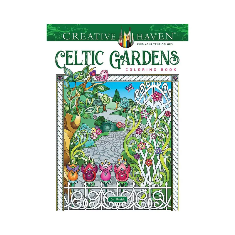 Colouring Book: Celtic Gardens