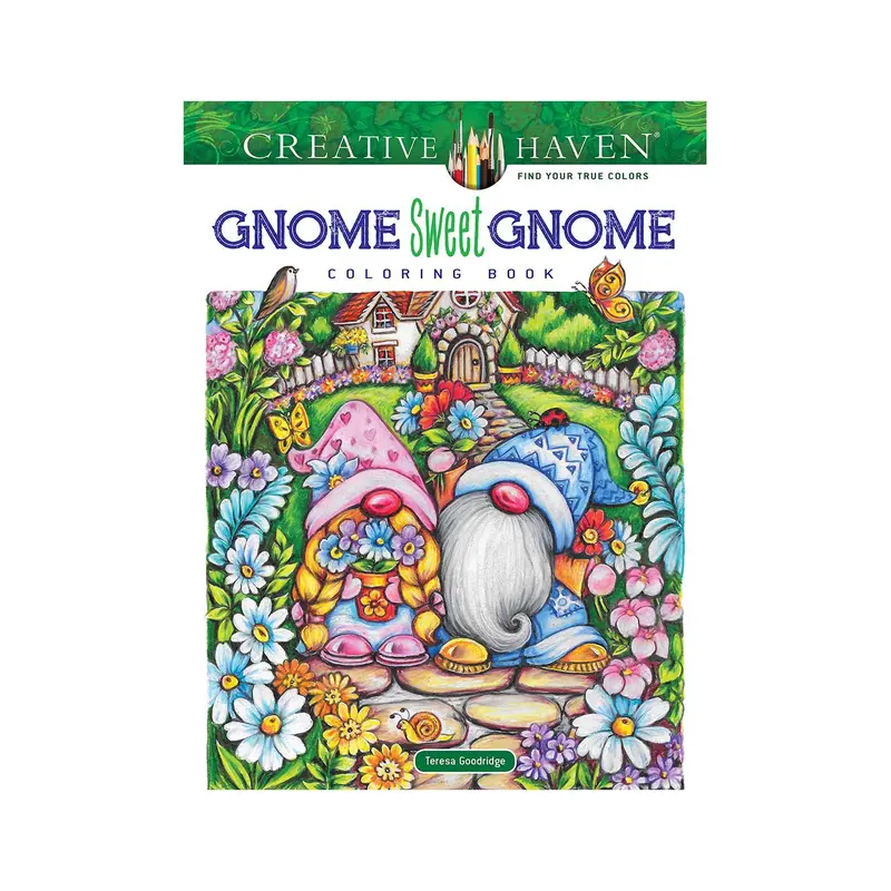 Colouring Book: Gnome Sweet Gnome