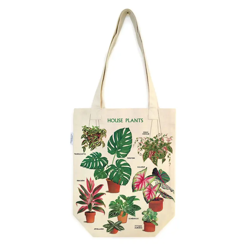 Vintage Tote Bag - House Plants