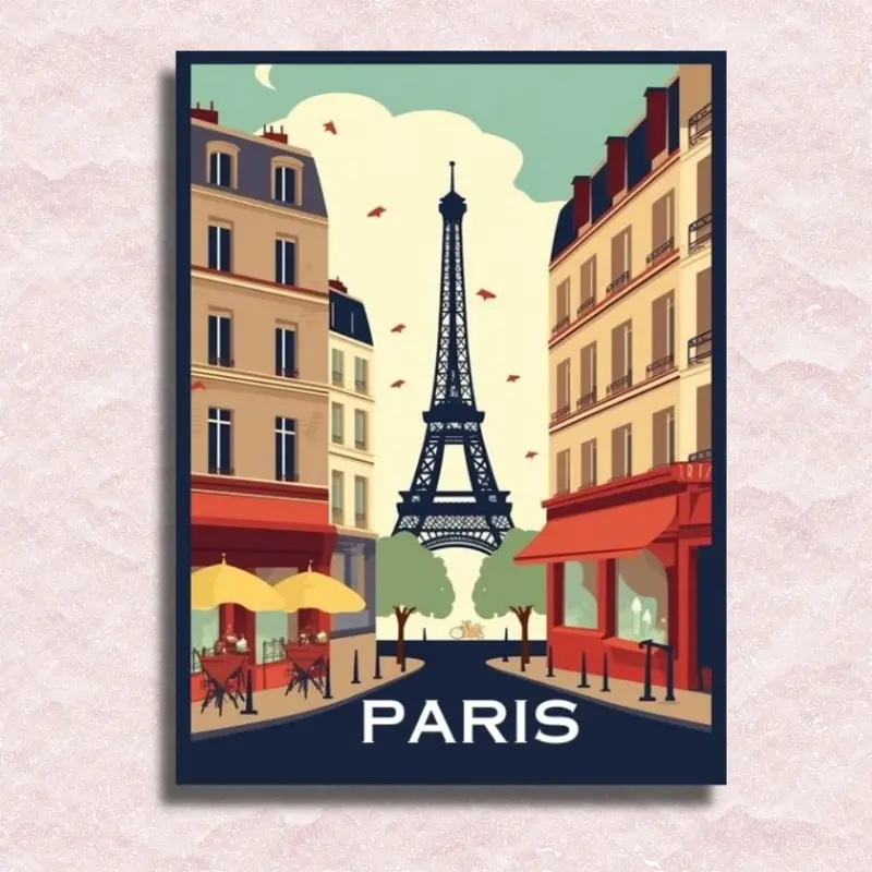 Paris Poster - Paint by Numbers