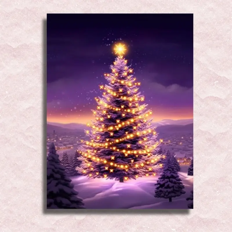 Purple Forest Christmas Tree