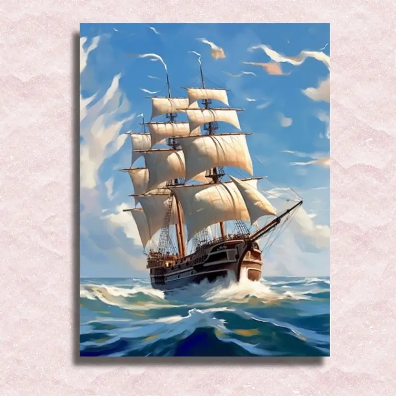 Sailboat Cruise - Paint by Numbers