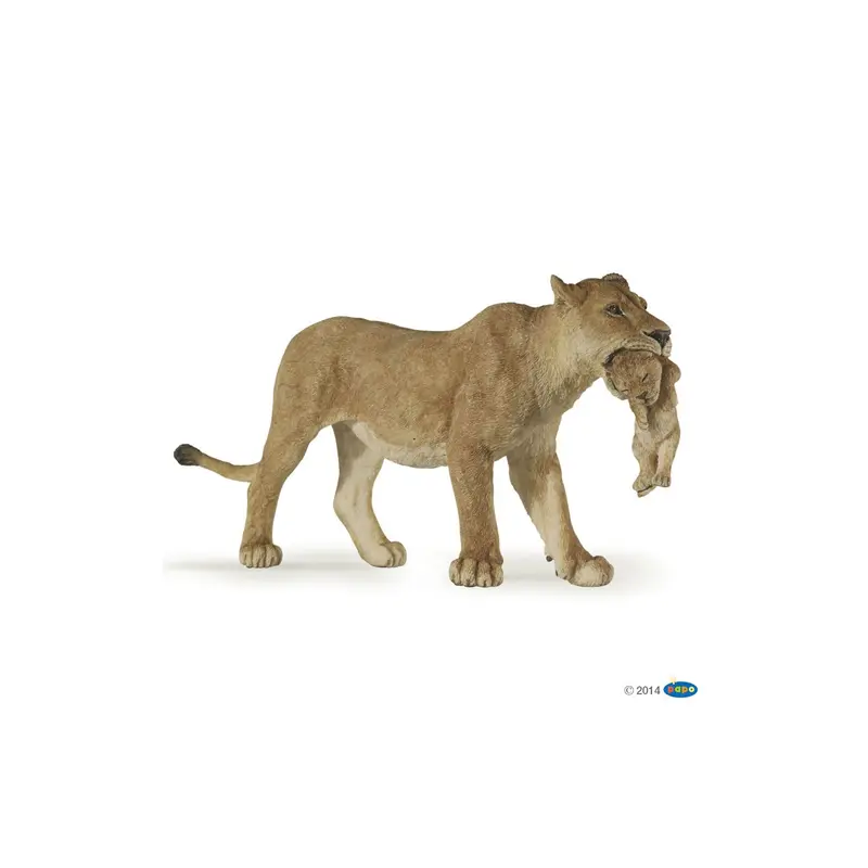 Toy Figurine - Lioness with Cub