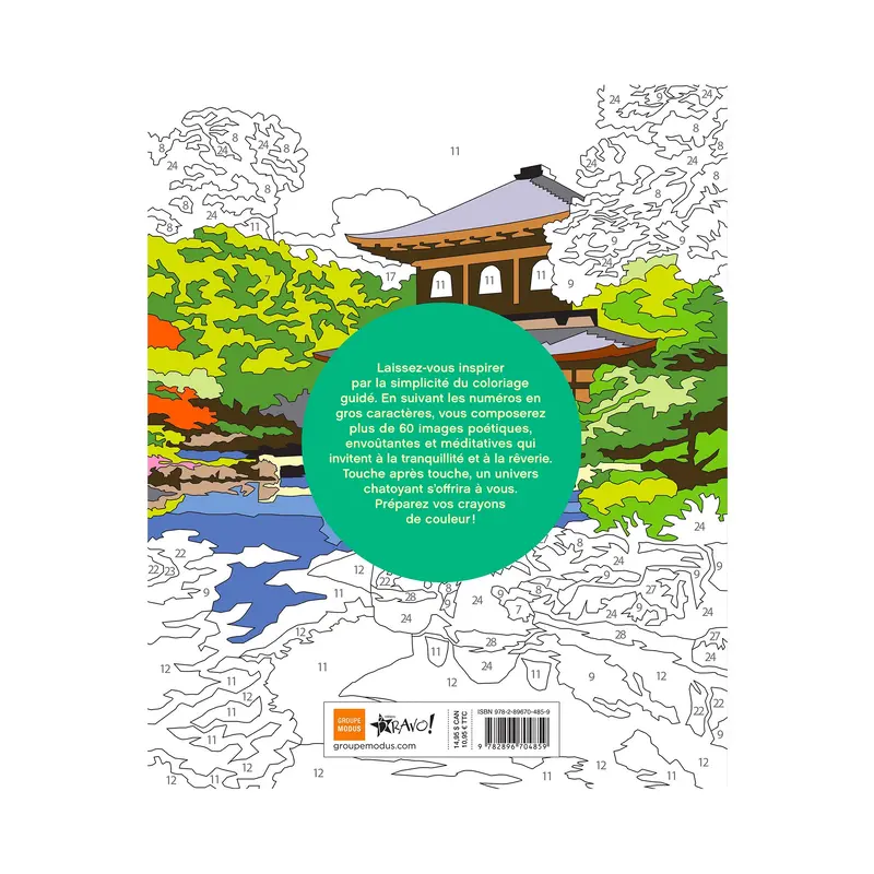 Coloriage par numros : Inspiration - French Ed.