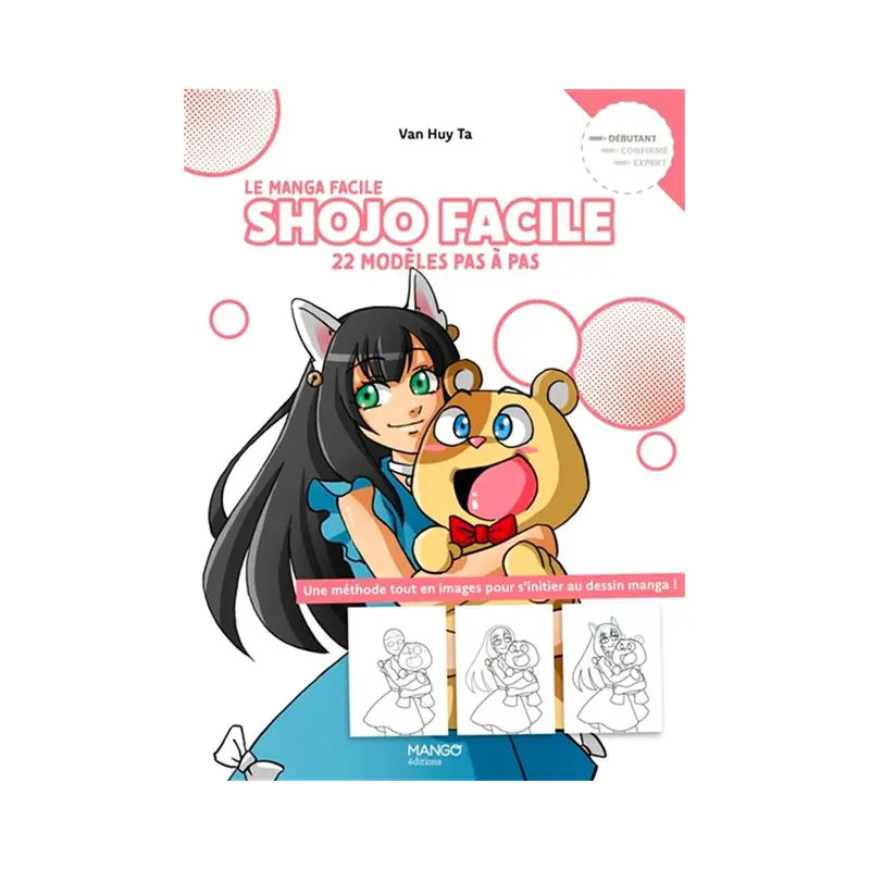 Manga Shojo facile: 22 modles pas  pas - French Ed.