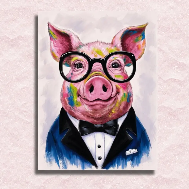 Pig with Glasses