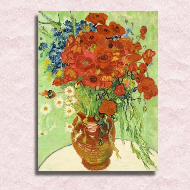 Van Gogh - Vase with Cornflowers and Poppies 1890