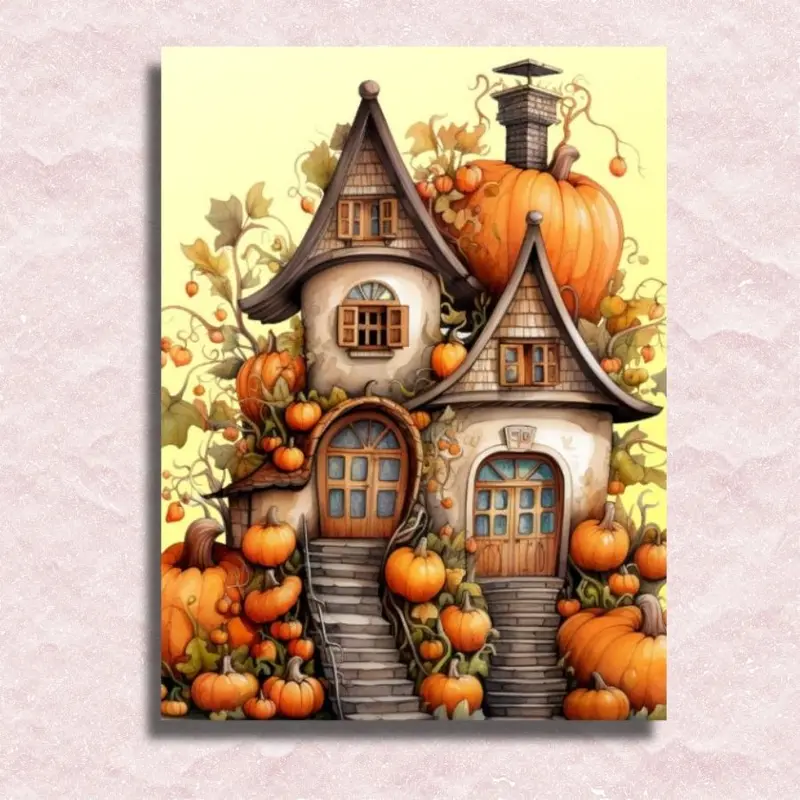 Whimsical Pumpkin House