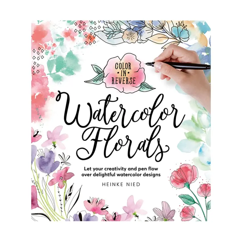 Color in Reverse: Watercolor Florals