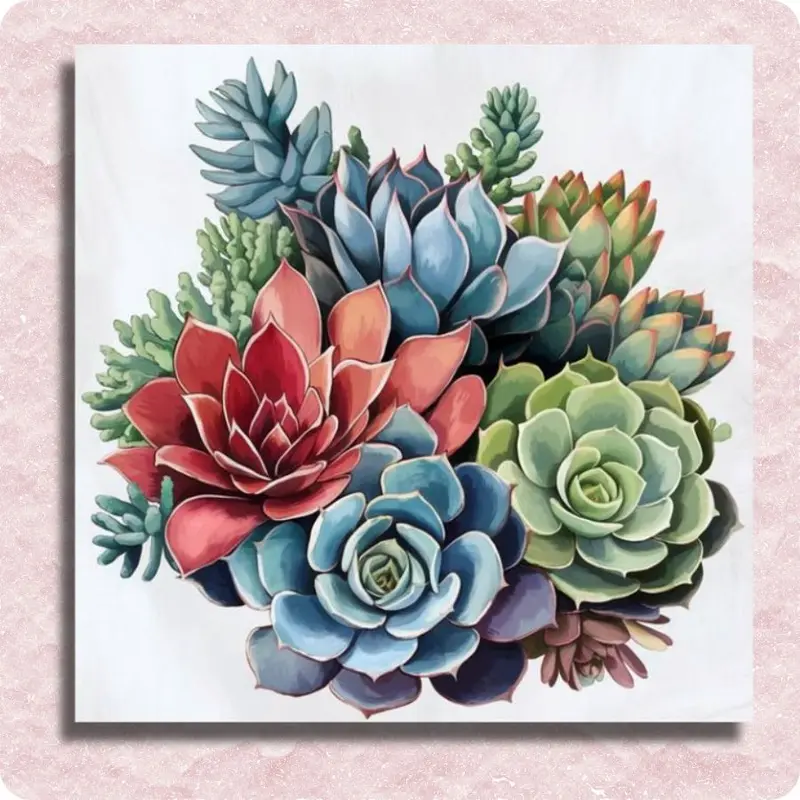 Succulent Garden Art
