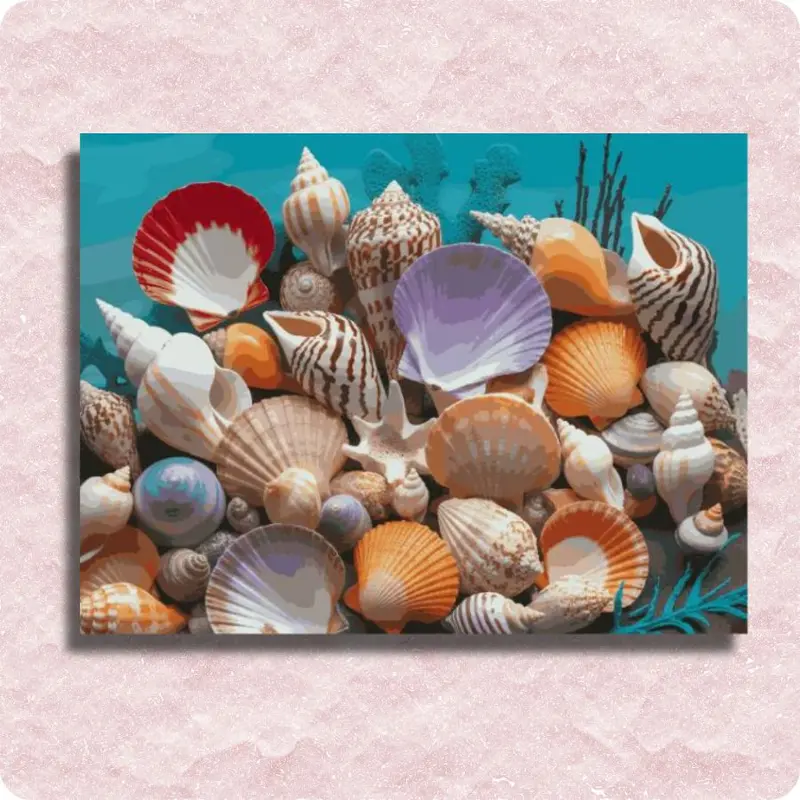 Vivid Coastal Shells