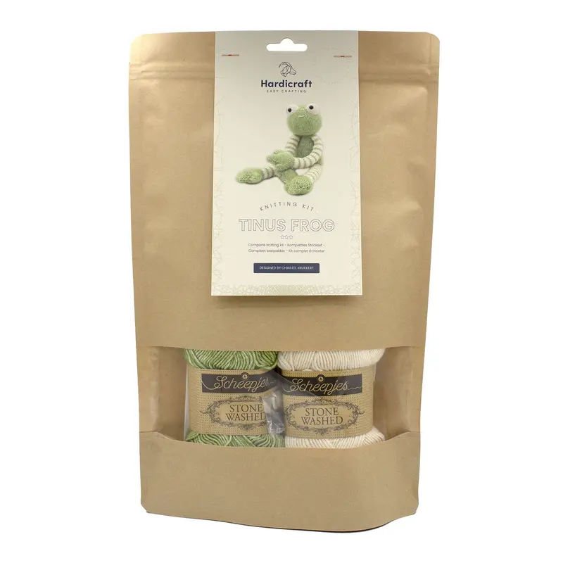 DIY Knitting Kit - Tinus Frog