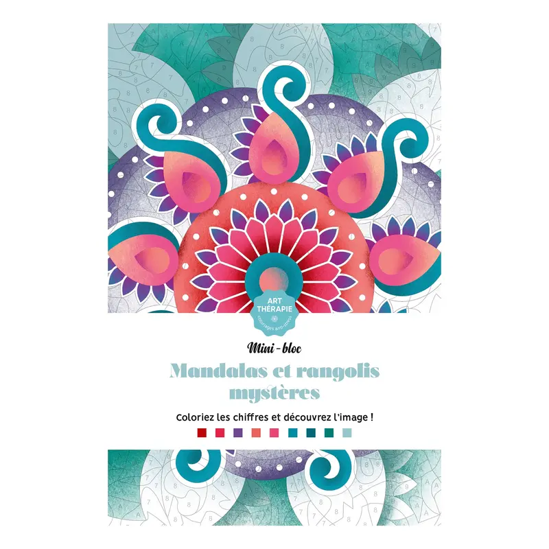 Mini-bloc : Mandalas et rangolis mystres - French Ed.