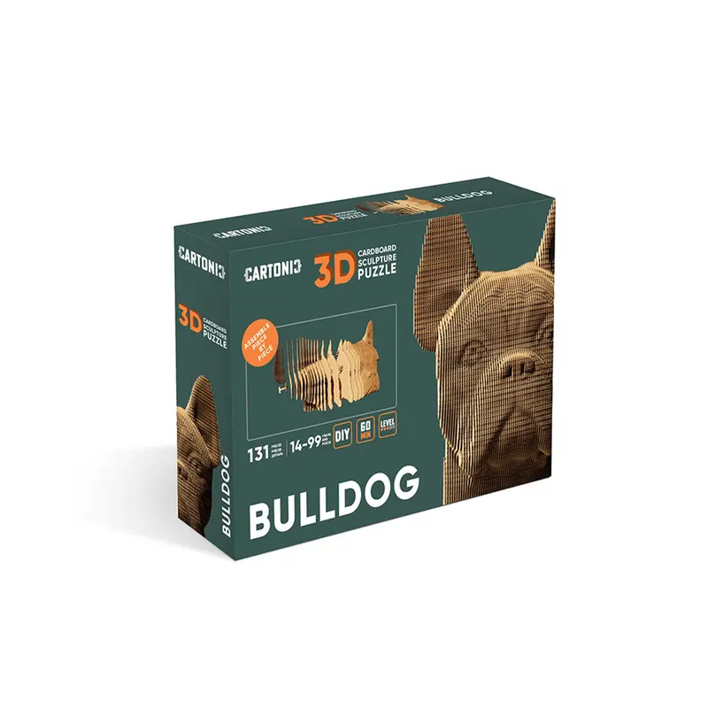 3D Carboard Puzzle - Bulldog