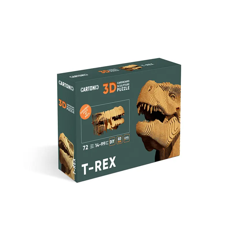3D Carboard Puzzle - T-Rex