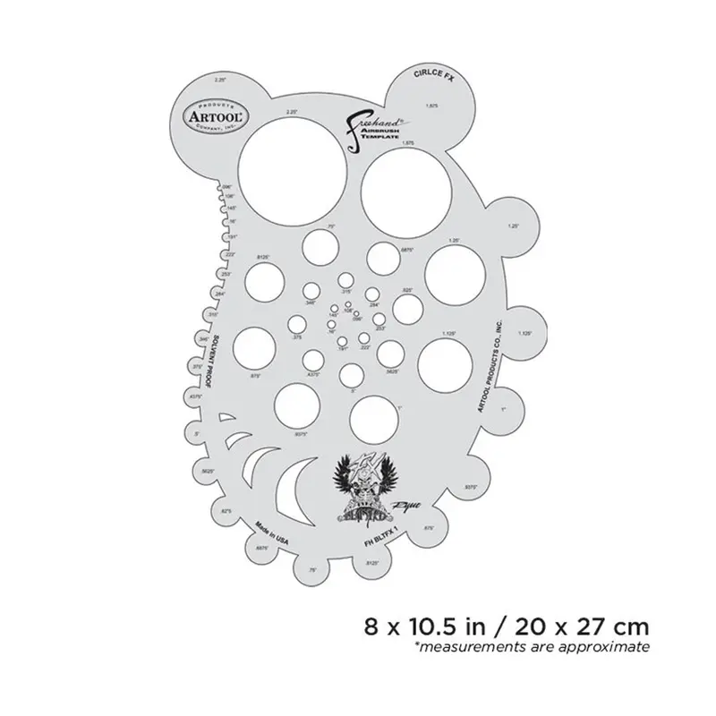 Artool Blasted FX Circle Template
