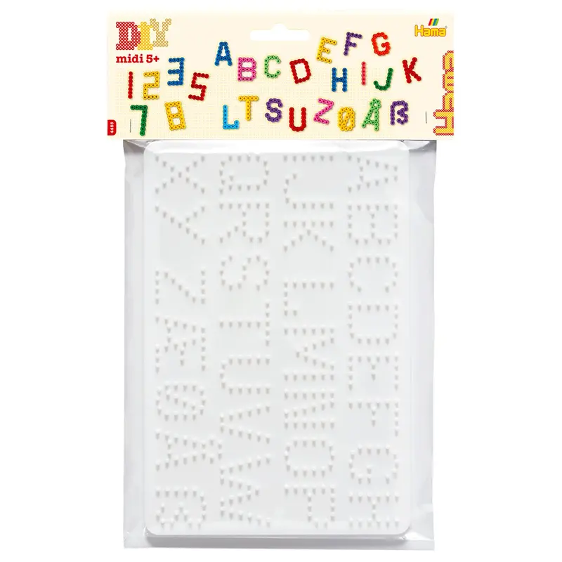 Hama Plate Set - Letters and Numbers