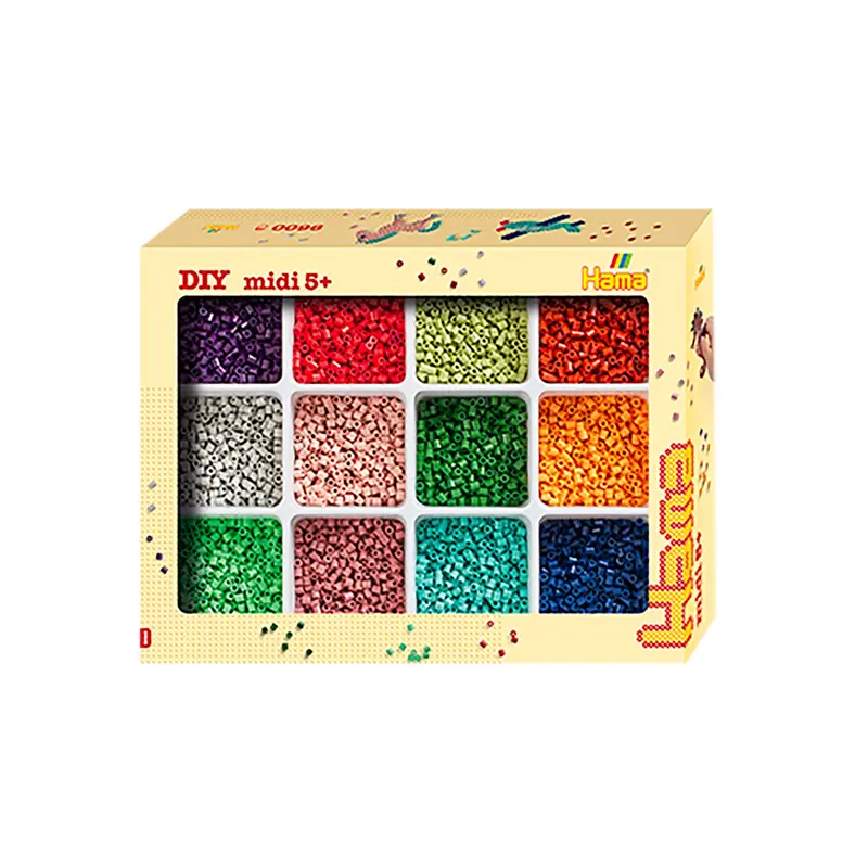 Hama Storage Box - 12 Colors - 9600 Beads