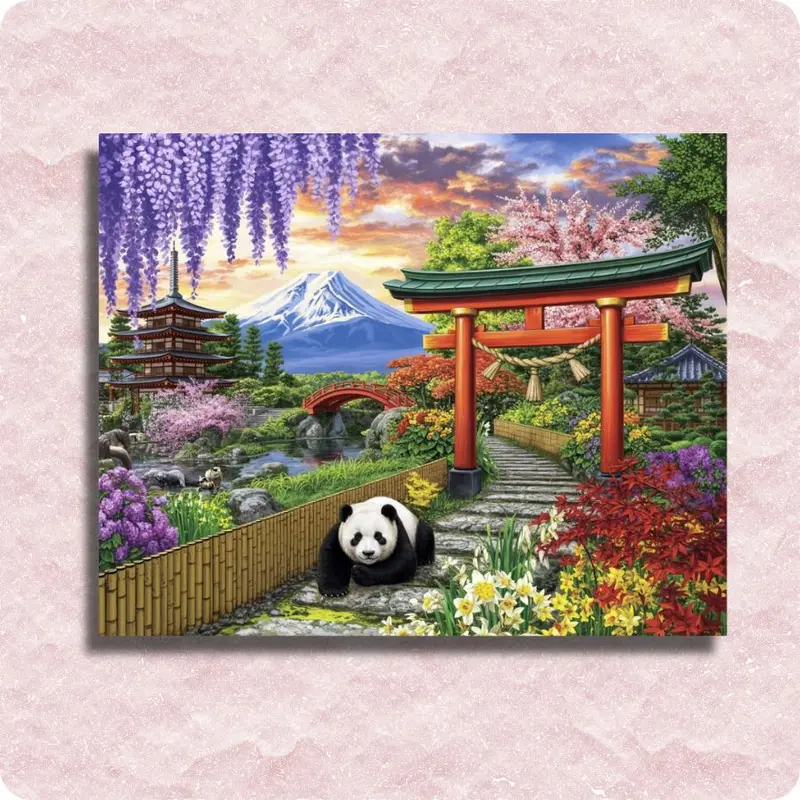 Panda at Fuji
