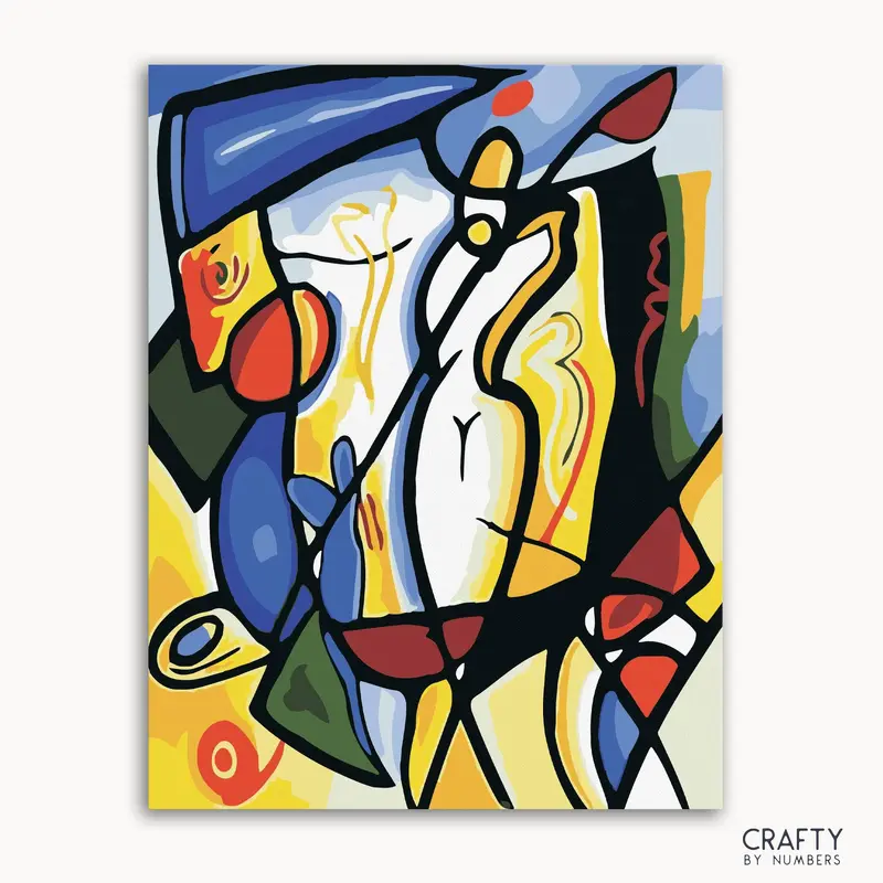 Abstract Value Draw Picasso Paint by numbers