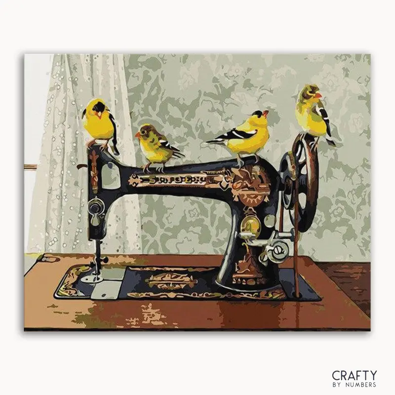Bird Art Sewing Machine