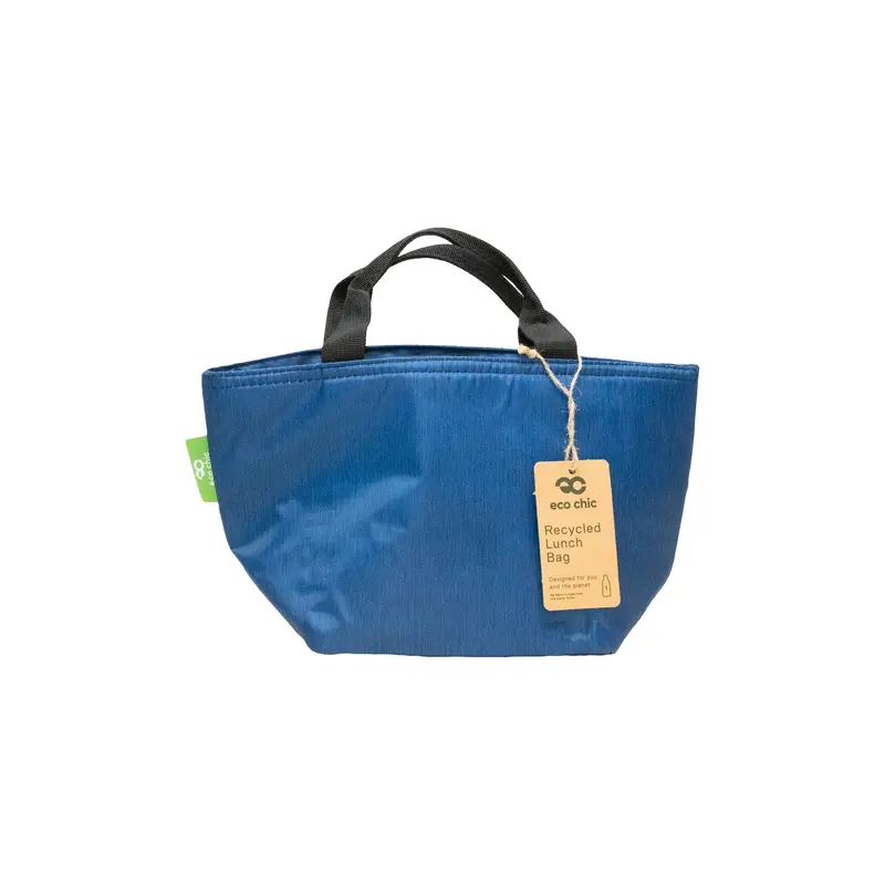 Eco Chic Foldable Lunch Bag - Midnight Blue