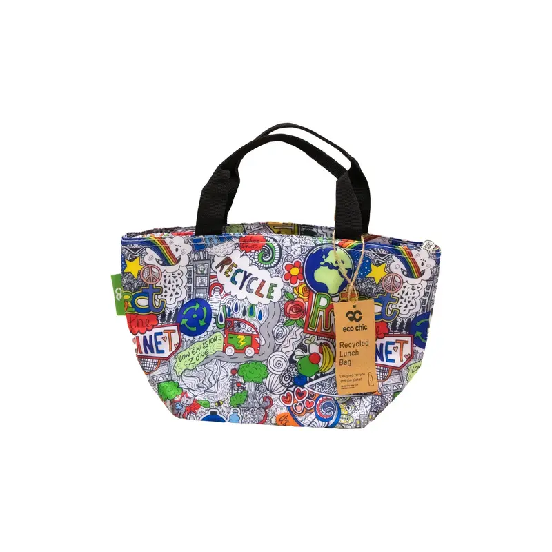 Eco Chic Foldable Lunch Bag - Save the Planet