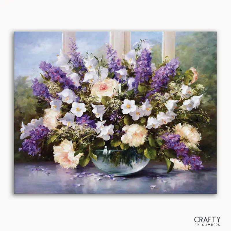 Flowers In The Glass Bowl