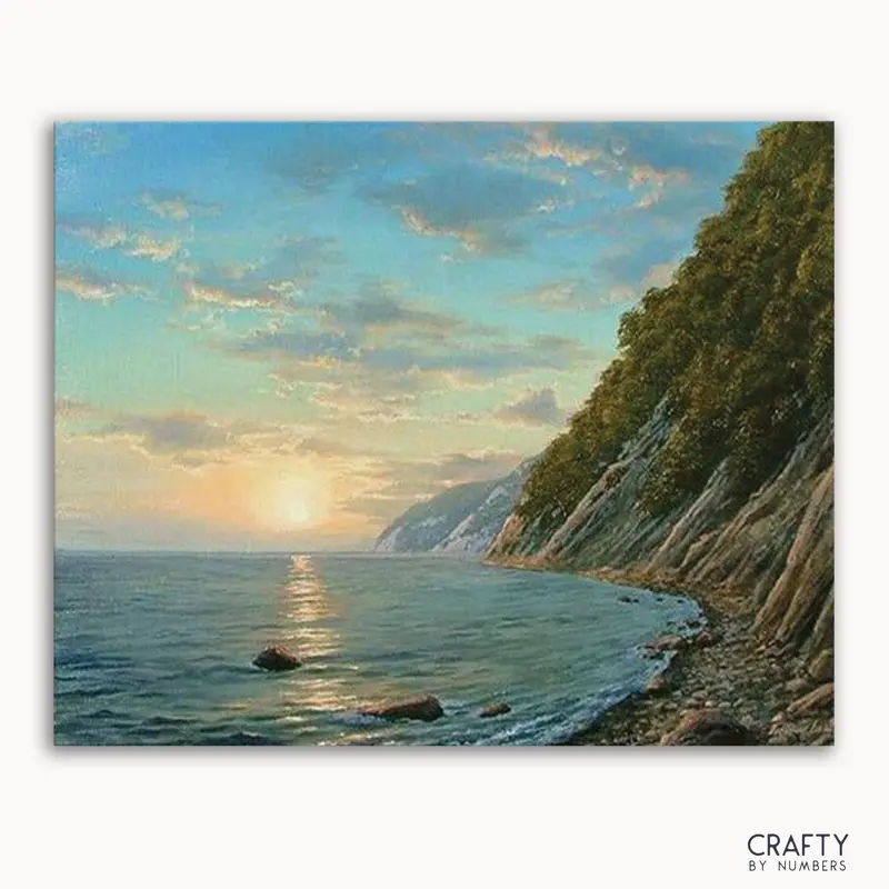 Mountain River Sunset