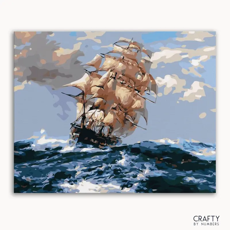Abstract Sailing Ship