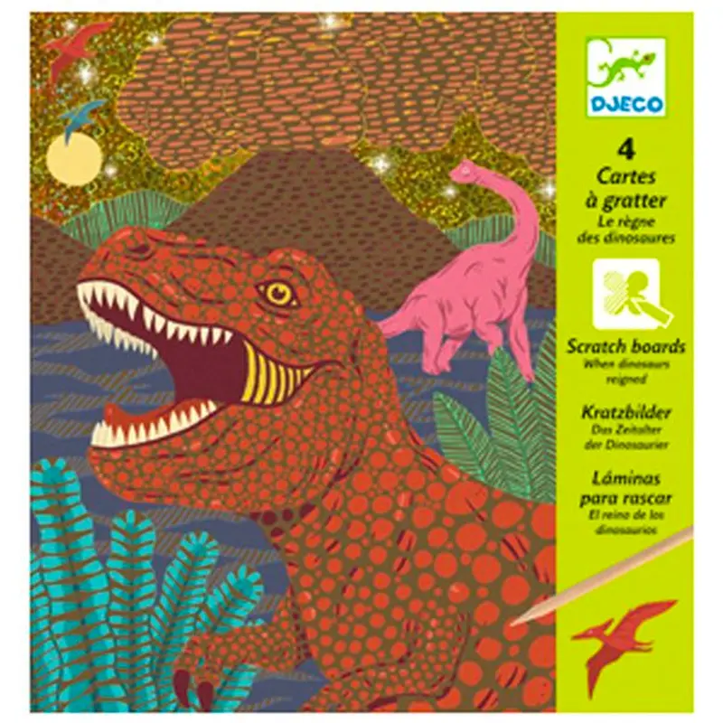 Scratch Cards - When Dinosaurs Reigned