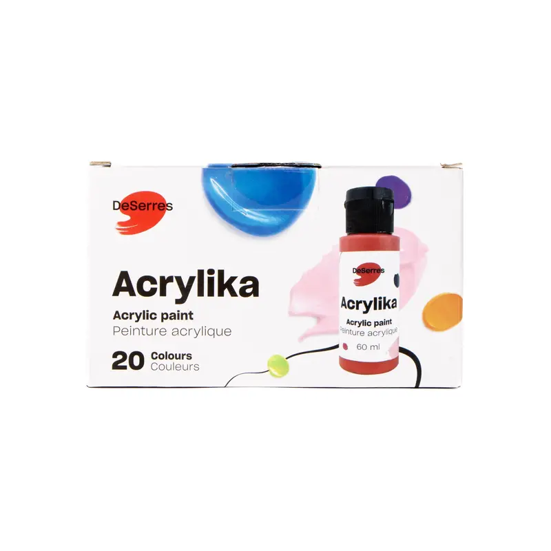 Acrylika Paint Kit - 20 x 60 ml