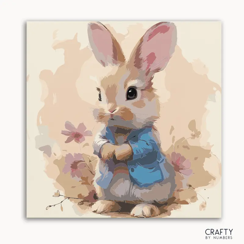 Blue Jacket Bunny