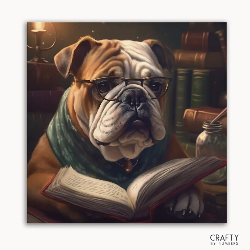 English Bulldog Reading
