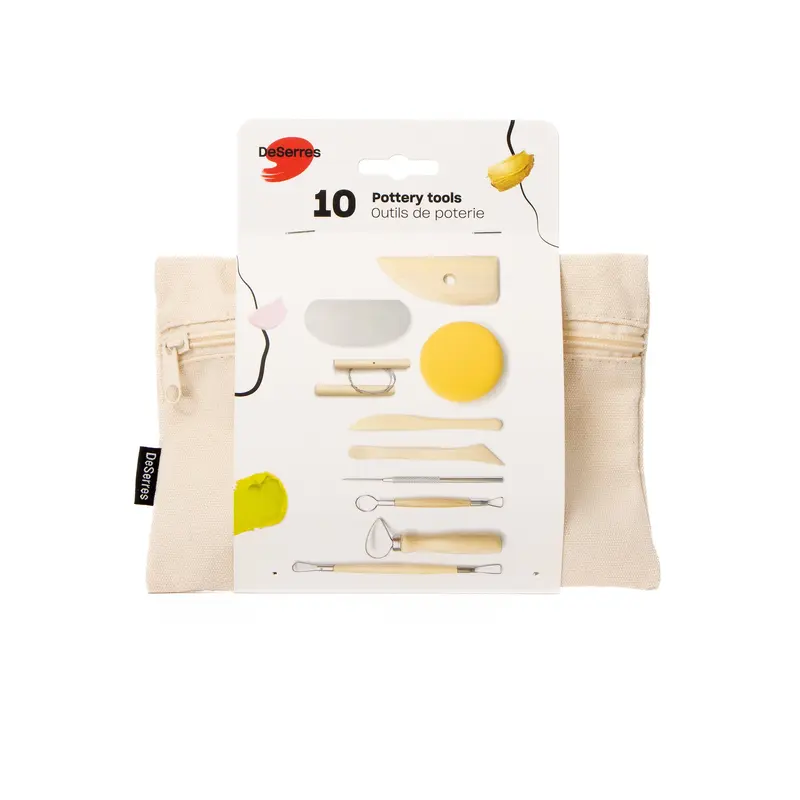 10-Piece Pottery Tool Kit