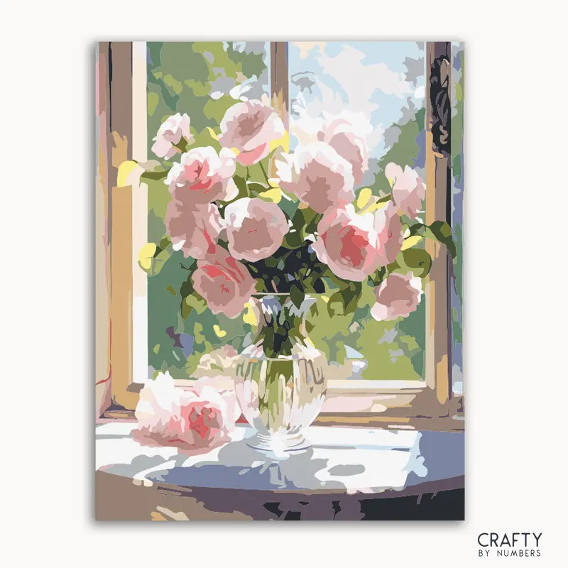 Crystal Vase Florals