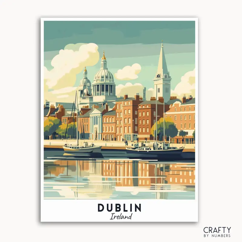 Dublin Travel Poster