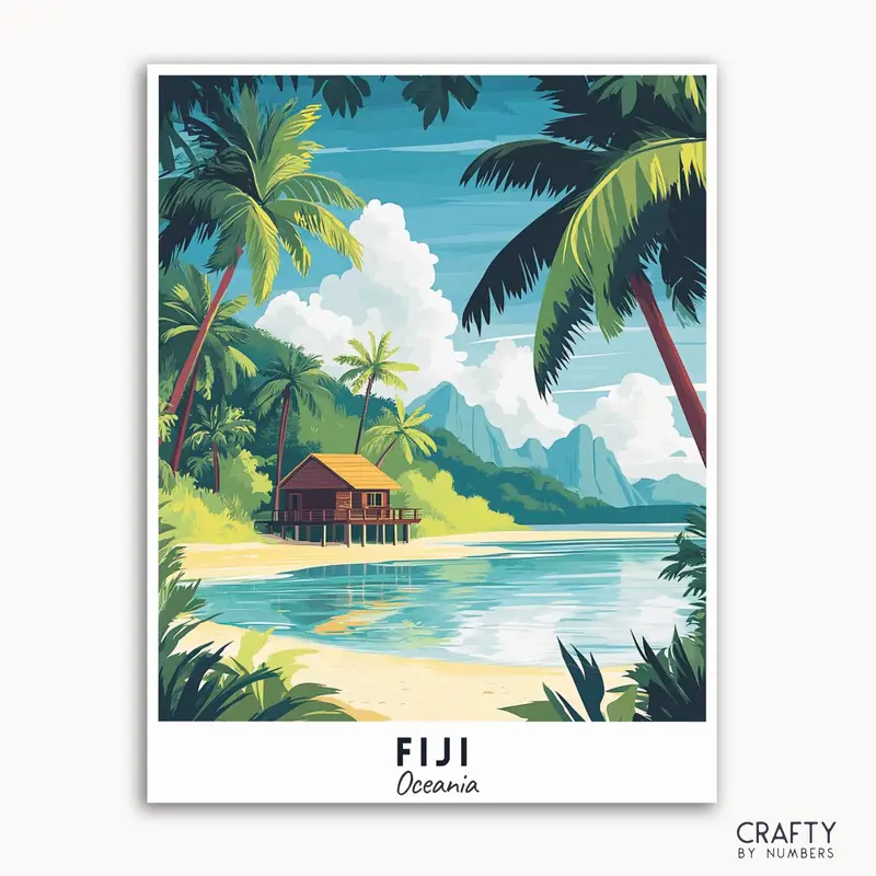 Fiji Travel Poster