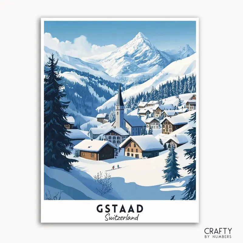 Gstaad Travel Poster