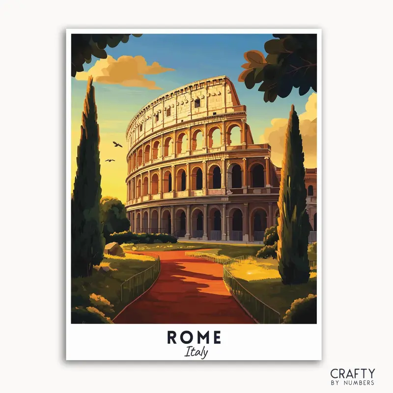 Rome Travel Poster